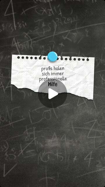 Profis holen sich Hilfe